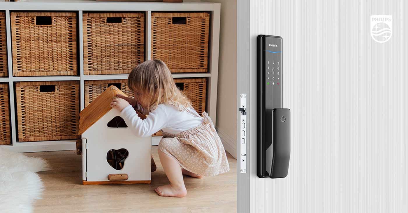 Philips Easykey alpha push-pull door lock