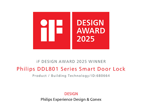 Philips Smart Lock 801 Series Wins the iF DESIGN AWARD 2025
