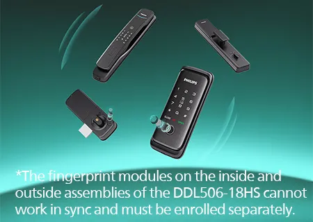 Fingerprint Access on Both Sides, Secure Every Step In and Out