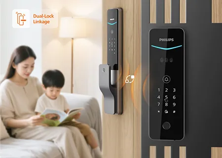 Dual-lock Linkage Unlock Both in One Step