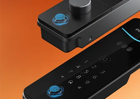 Double-sided Fingerprint Lock Safe Access, Inside and Out