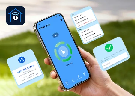 Works with Home Access App. Your front door, always under control